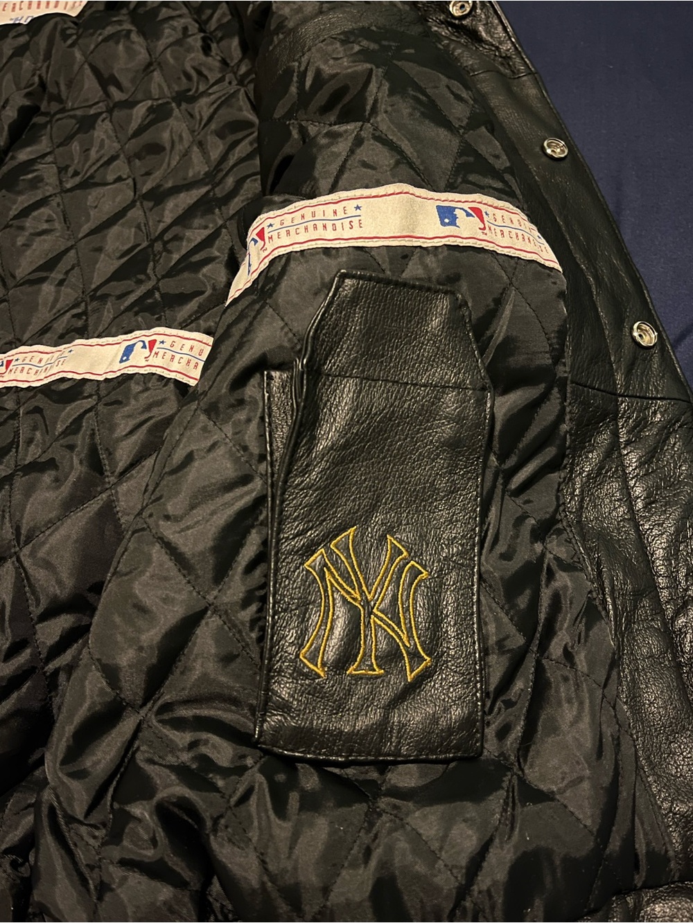 *RARE* Jeff Hamilton x MLB New York Yankees Bomber Jacket (Fits XL/XXL) - Picture 5 of 16